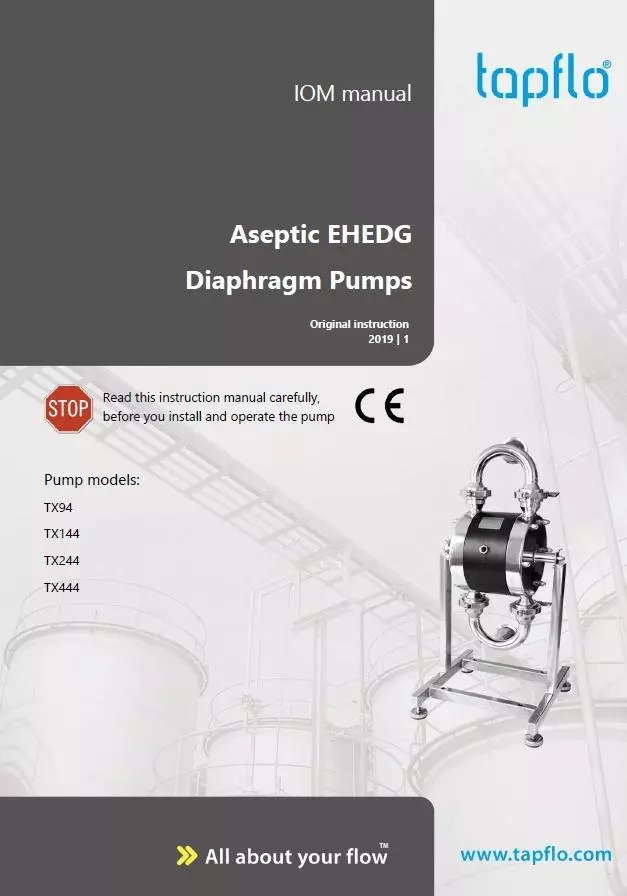 Aseptic EHEDG diaphragm pumps